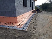 Утепленная-песок/утеплитель/армат/бетон